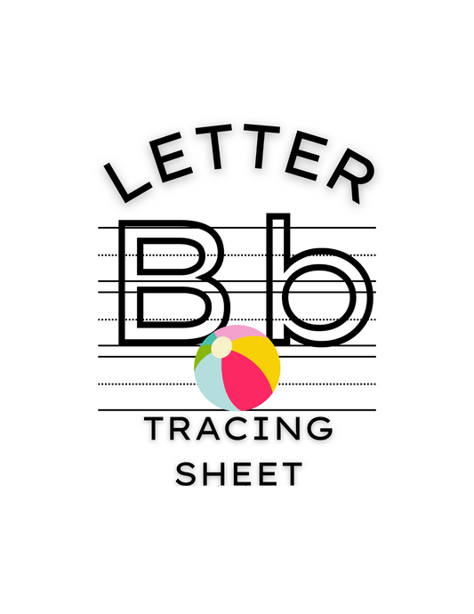 Letter B Tracing Worksheet