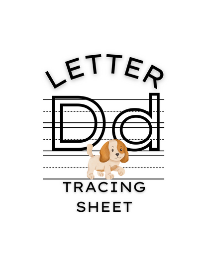 Letter D Tracing Worksheet