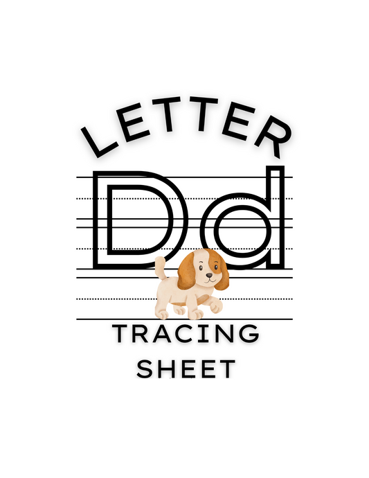 Letter D Tracing Worksheet