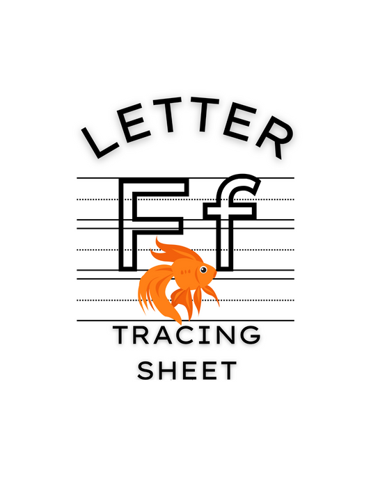 Letter F Tracing Worksheet