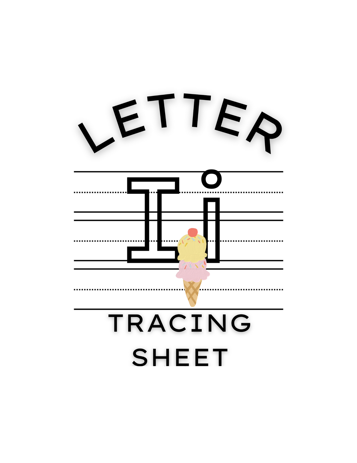 Letter I Tracing Worksheet