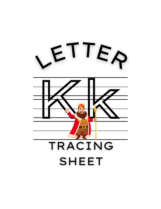 Letter K Tracing Worksheet