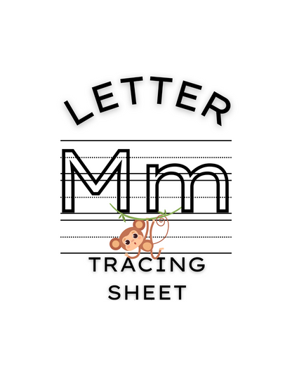 Letter M Tracing Worksheet