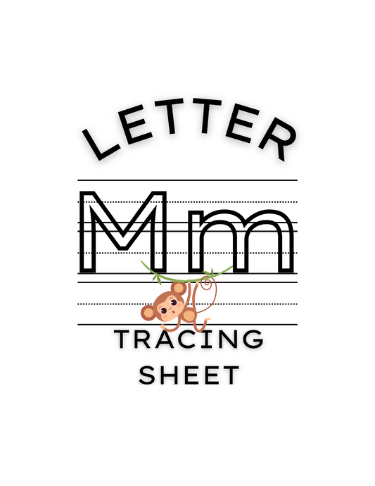 Letter M Tracing Worksheet