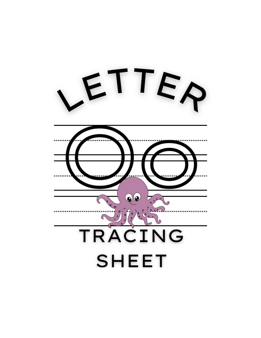 Letter O Tracing Worksheet