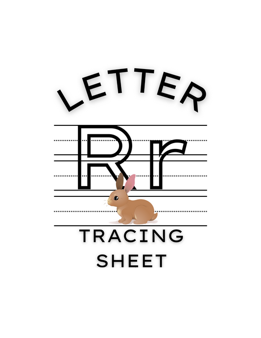 Letter R Tracing Worksheet