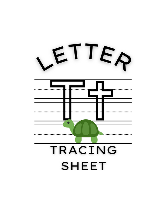 Letter T Tracing Worksheet