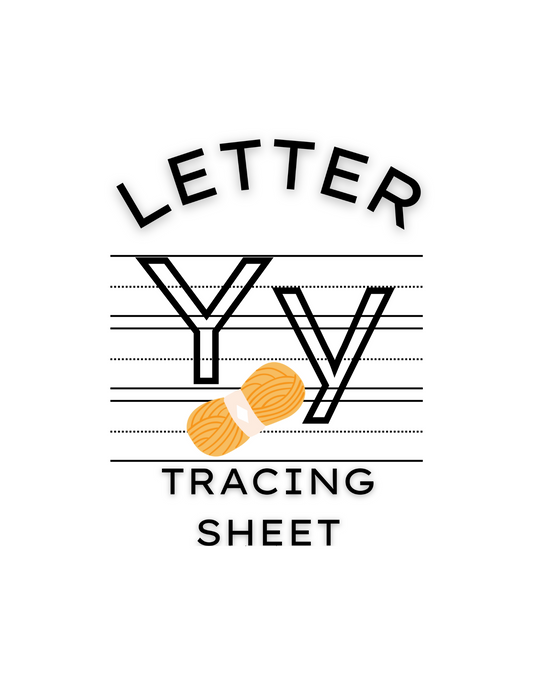 Letter Y Tracing Worksheet