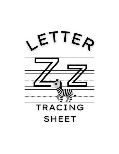 Letter Z Tracing Worksheet